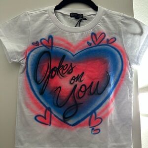 Dolls Kill x Malcolm Stuart Custom Airbrush Baby Tee